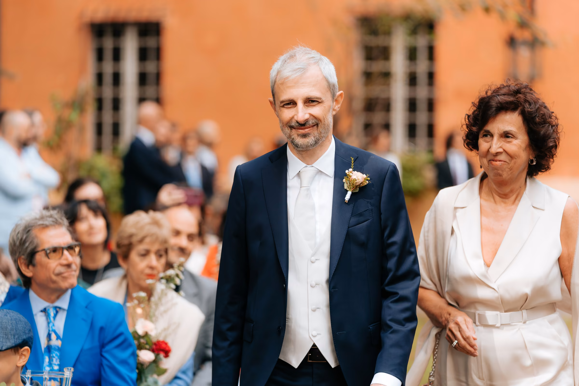 Luana e Giacomo — Lo sposo prima della cerimonia